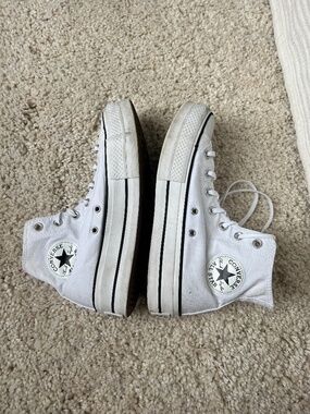 Platform Converse - white size 8.5